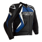 RST TRACTECH EVO 4 CE MENS LEATHER JACKET - BLUE
